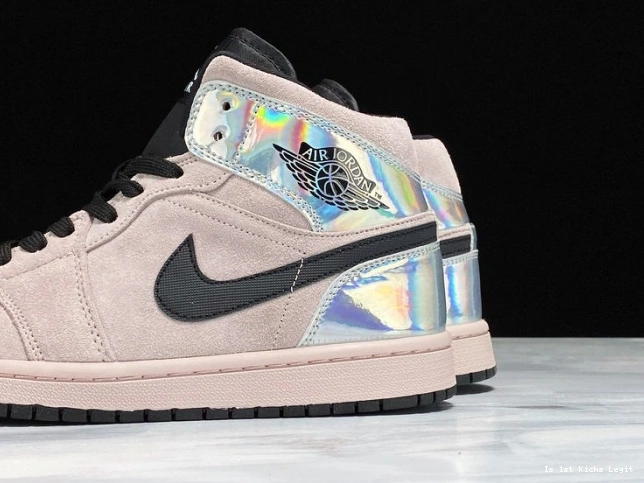 (W) Jordan Mid Air Powder Dirty BQ6472-602 1 Iridescent 0813
